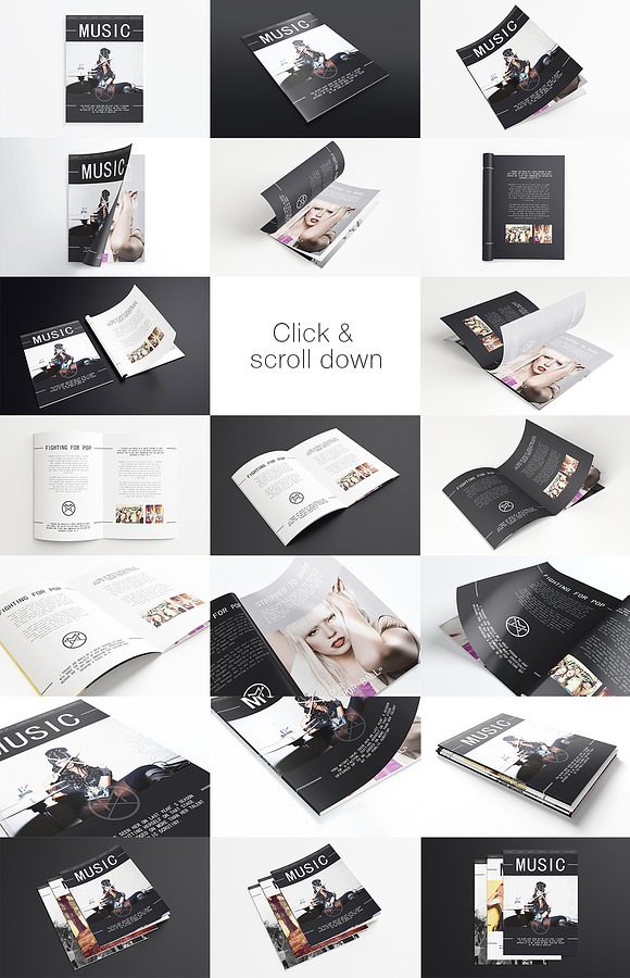 20 Magazine Mock-ups Pack in Print Mockups - product preview 3
