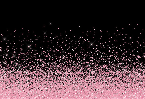Pink Glitter PNG Borders in Objects - product preview 1
