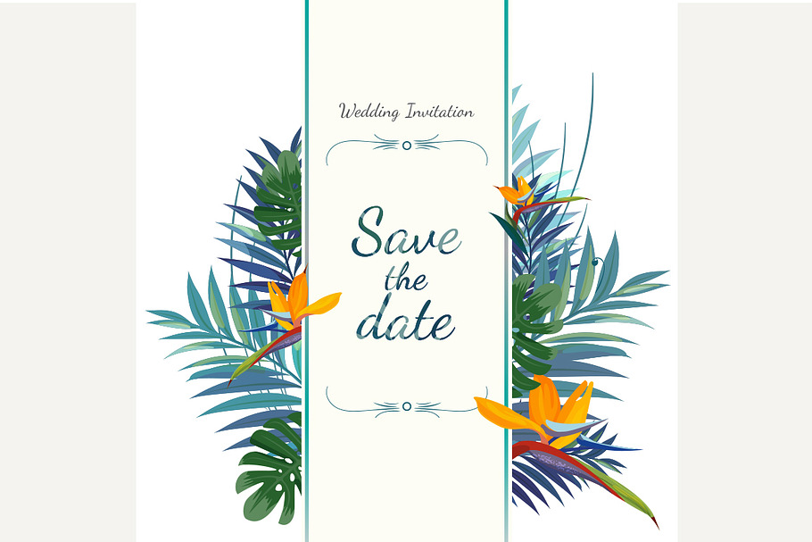 Wedding invitation card in Objects - product preview 8