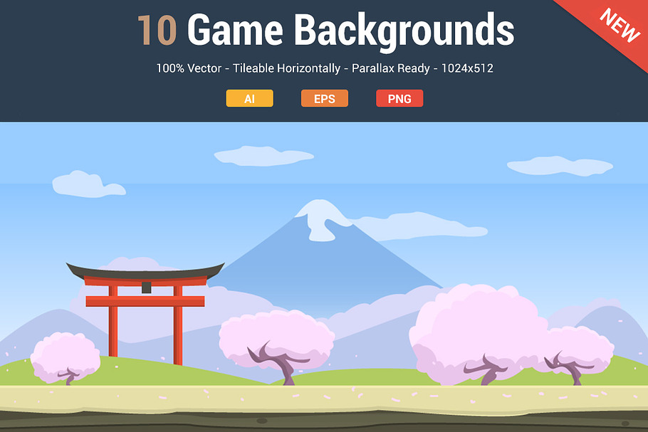 10 Fresh Game Backgrounds