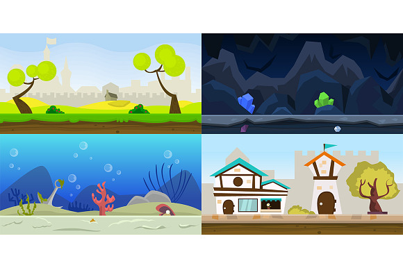 10 Fresh Game Backgrounds in Graphics - product preview 2
