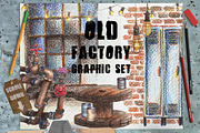 Vintage Factory Graphic Set