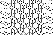Seamless Geometric Box Pattern