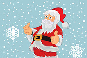 Santa Claus and background 