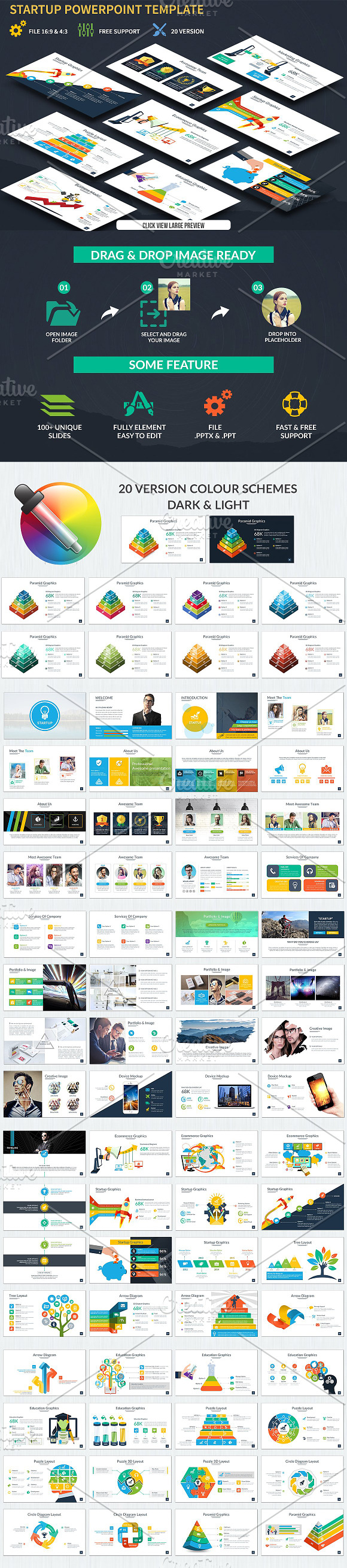Premium Bundle 3 IN 1 Template in Presentation Templates - product preview 3