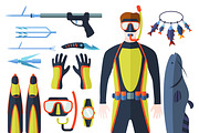 Vector elements for diving