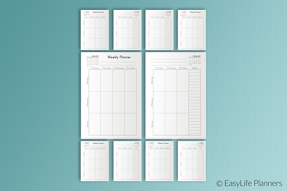 2017 Calendar A5 PDF in Stationery Templates - product preview 2