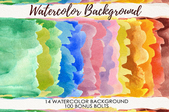 watercolor background in Illustrations - product preview 7