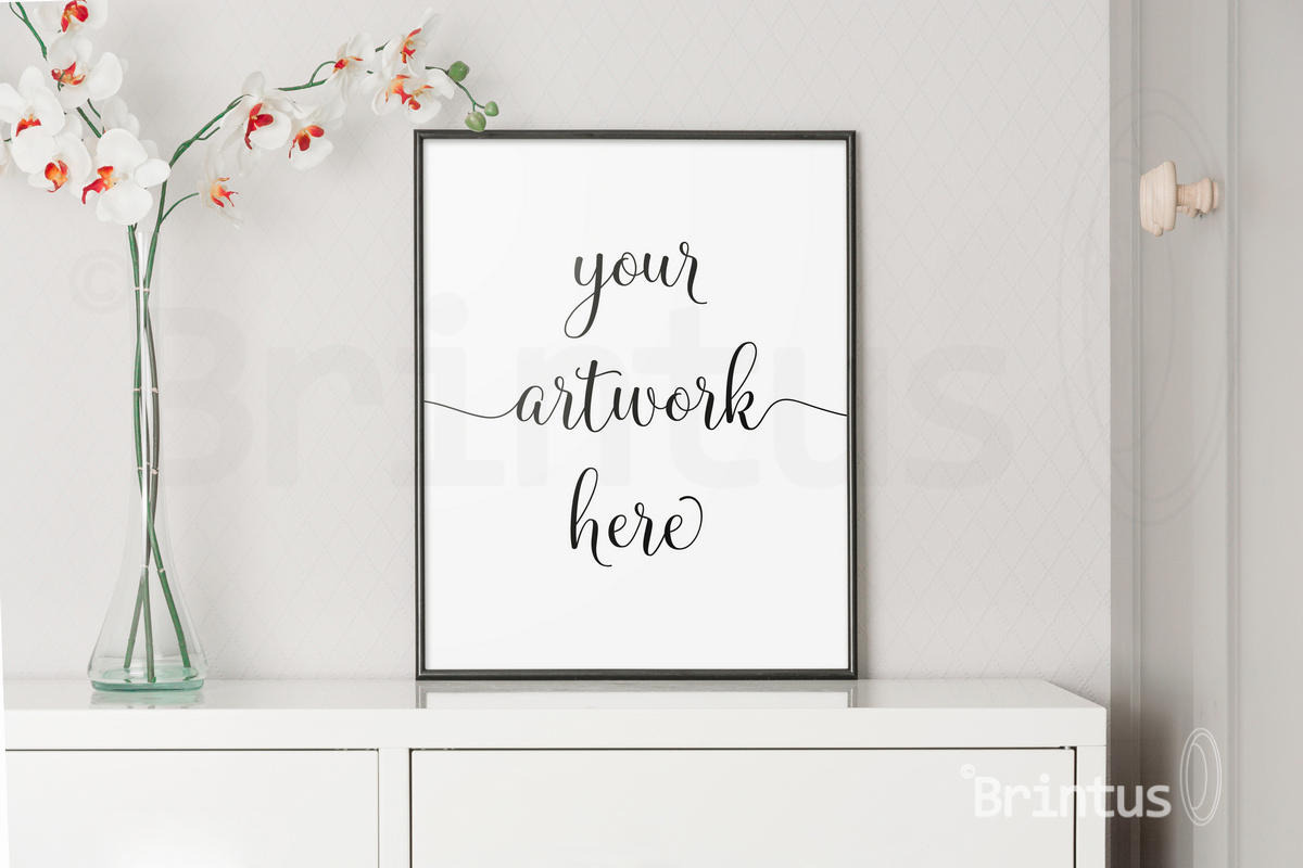 Clean interior frame mockup in Print Mockups - product preview 8