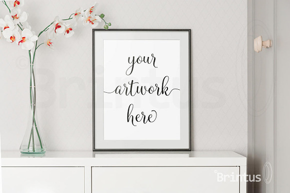 Clean interior frame mockup in Print Mockups - product preview 2