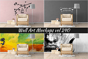 Wall Mockup - Sticker Mockup Vol 240