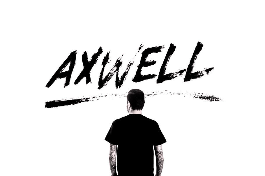 Axwell Brush Font in Display Fonts - product preview 8