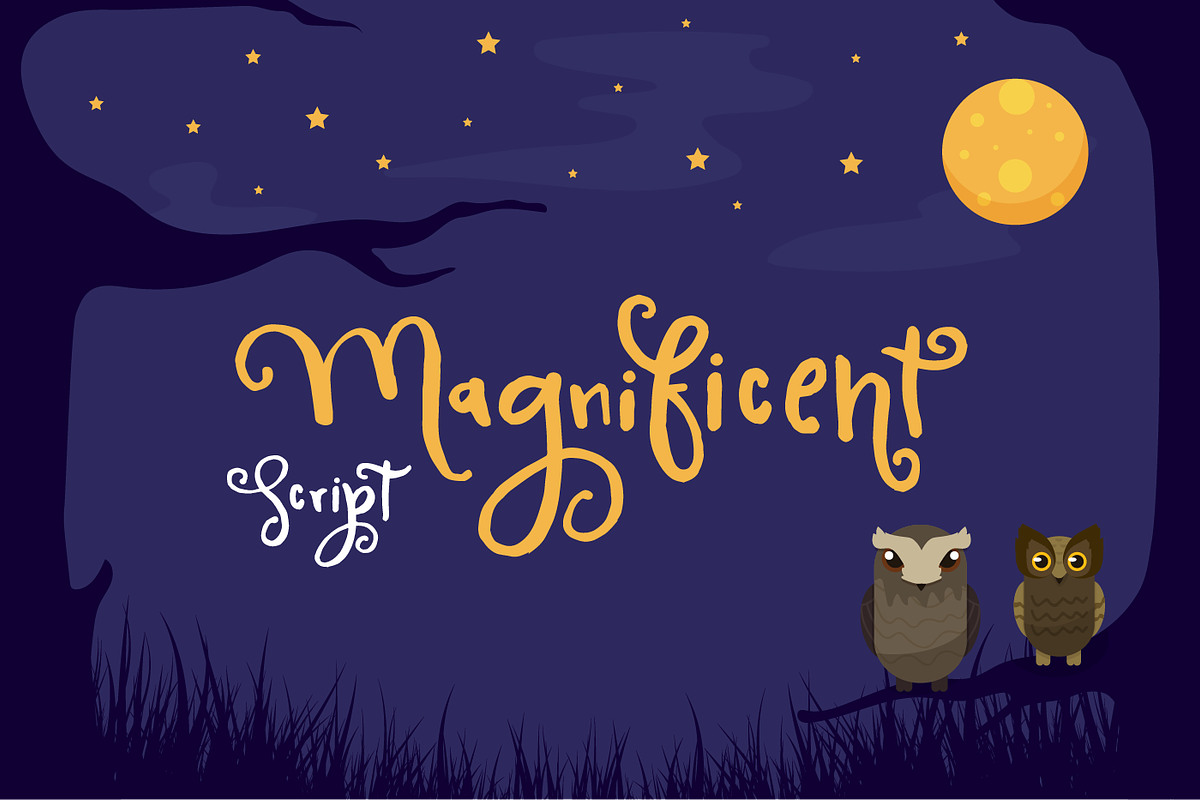 Magnificent in Display Fonts - product preview 8
