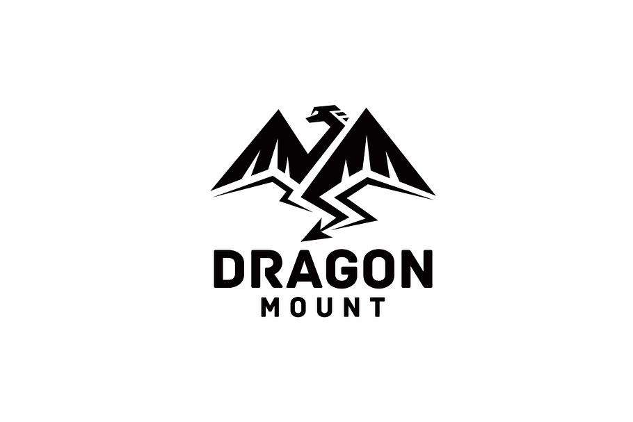 Dragon Mount  in Logo Templates - product preview 8