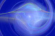 Cold blue waves glow abstract 3d background