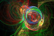 Colorful whirpool abstract 3d background