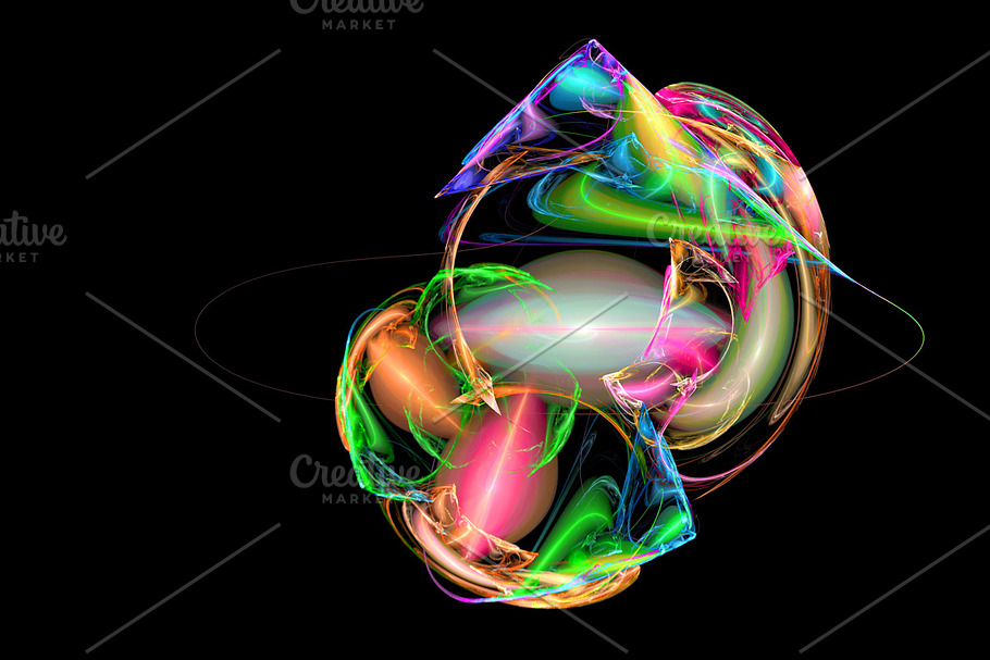 Colorful abstract 3d background in Patterns - product preview 8