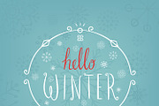 Hello Winter card