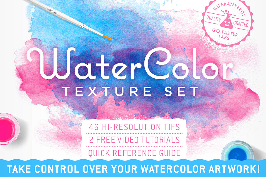 Watercolor Texture Pack in Textures - product preview 8