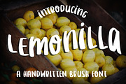 Lemonilla (short)-Brush Font