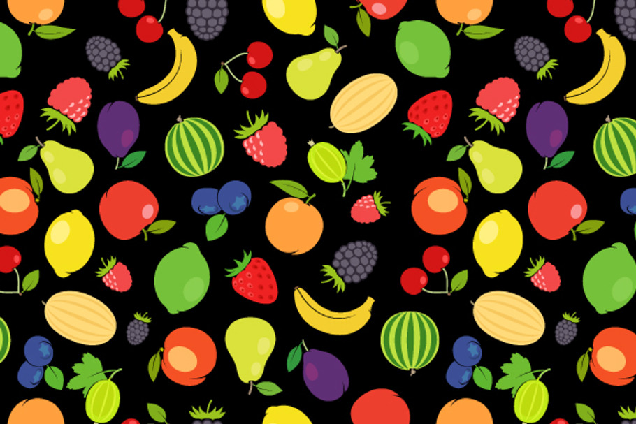 Fruits pattern in Patterns - product preview 8