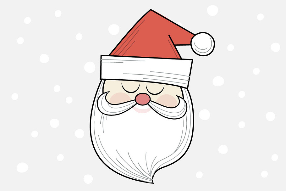 Retro Santa in Illustrations - product preview 8