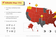 Editable USA Map with Elements.PP