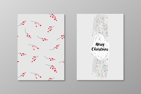 Christmas cards | vector & raster in Postcard Templates - product preview 5