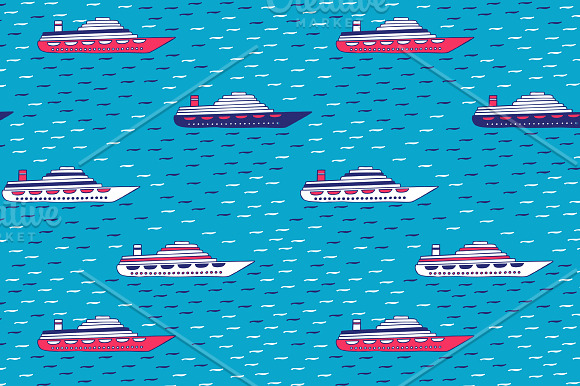 6 transport seamless pattern in Patterns - product preview 6
