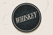 Beverage coaster for Whiskey