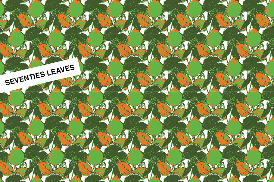 Seventies Leaves in Textures - product preview 8