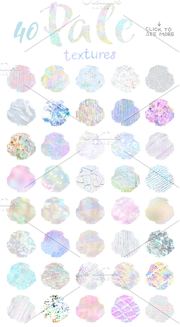 135 seamless iridescent textures in Textures - product preview 1