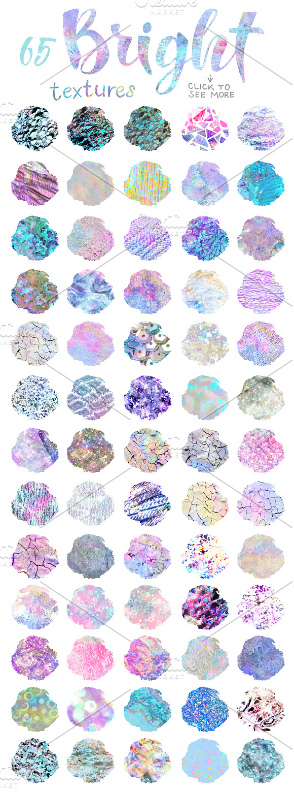 135 seamless iridescent textures in Textures - product preview 2