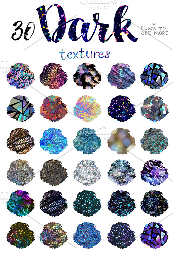 135 seamless iridescent textures in Textures - product preview 3