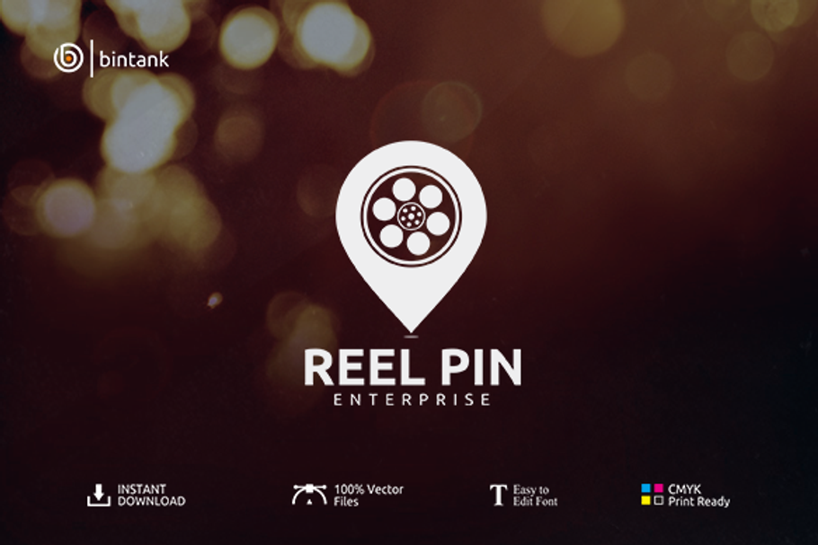 Reel Pin - Cinematography Logo