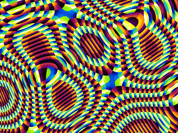 15 abstract psychedelic patterns in Textures - product preview 3
