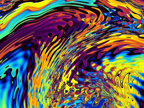 15 abstract psychedelic patterns in Textures - product preview 8