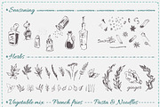 Hand-drawn Cooking and Food Icons