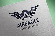 Aireagle (Letter A) Logo
