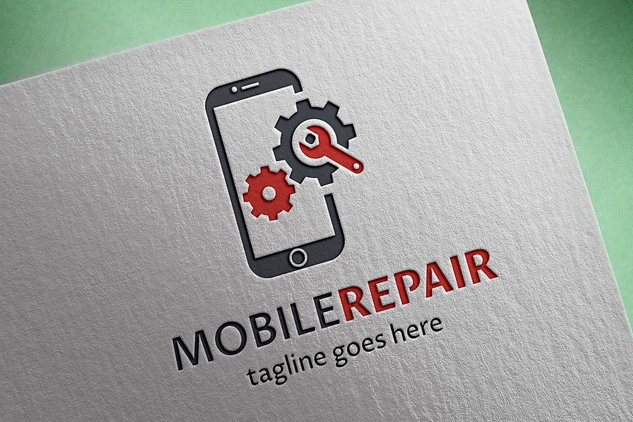 Mobile Repair Logo in Logo Templates - product preview 8