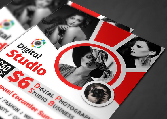 Photography Studio Flyer Templates in Flyer Templates - product preview 3