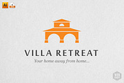 Villa Retreat Logo Template
