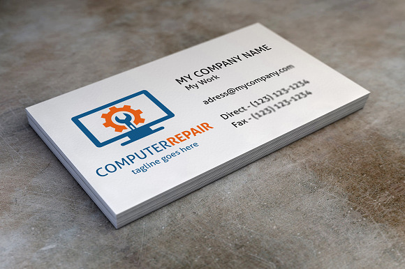 Computer Repair Logo in Logo Templates - product preview 2