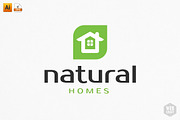 Natural Homes Logo Template