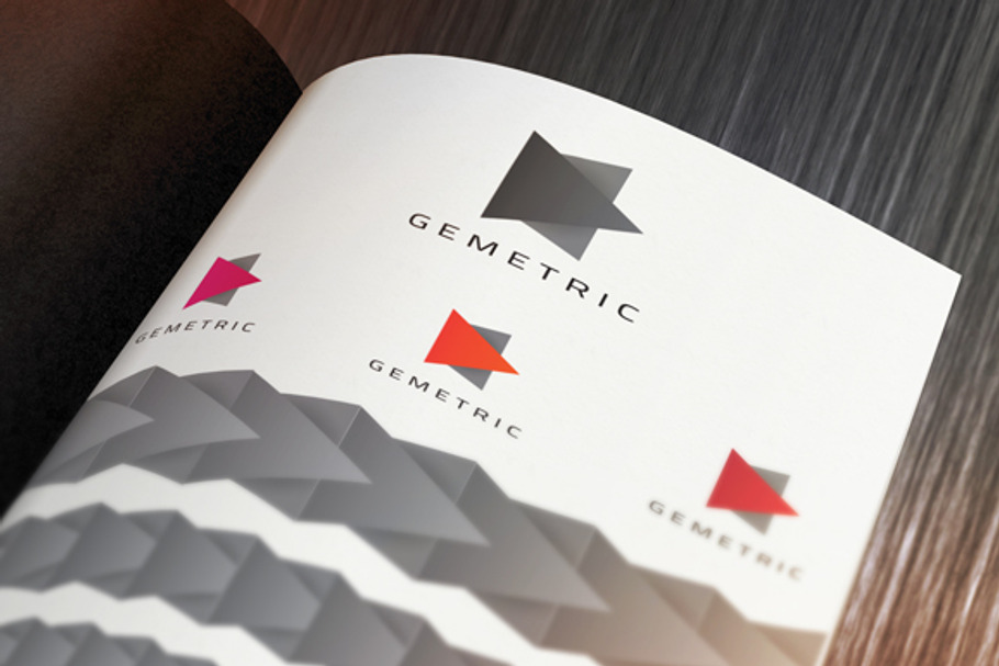 Play Gemetric Logo for Design Agency in Graphics - product preview 8