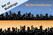 Vector landscape city