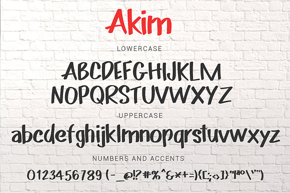 Akim Marker Typeface in Display Fonts - product preview 6