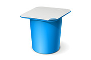 Blue Realistic container