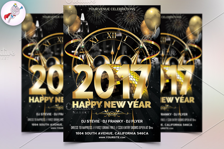 NYE Flyer in Flyer Templates - product preview 8