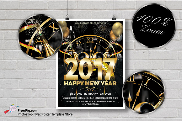 NYE Flyer in Flyer Templates - product preview 2